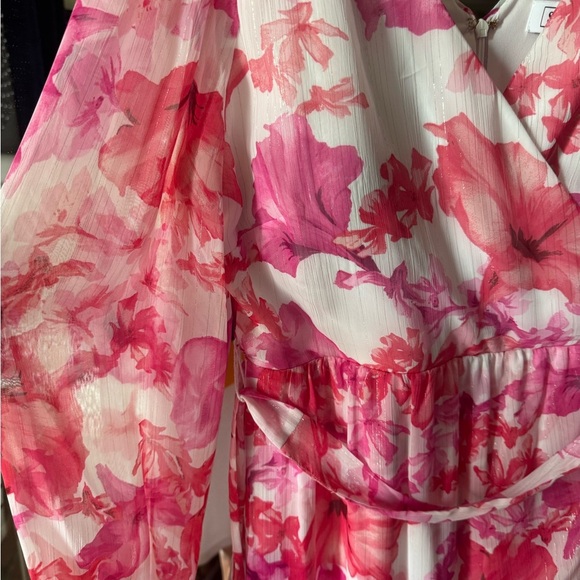 Floral Pink Maxi Dress - Picture 2 of 6